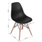 Home Furniture Eames Dining Chair Multicolor Minimalist Style For Kitchen