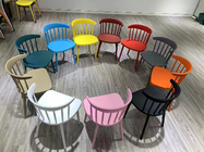 Hot And Colorful Classic Plastic Restaurant Chairs Can Be Stacked, With Low Price And Large Loading Capacity