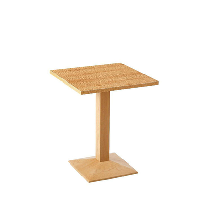 İskandinav Basit Tasarım Dış Mekan Mobilyaları Ahşap Yüksek Bar Masası 60 * 60 * 75cm