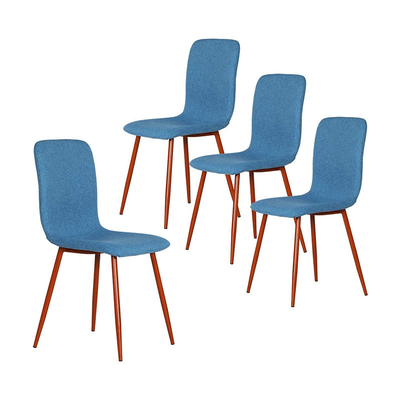 Tekstil Döşemeli Koltuk Carver Modern Tekstil Yemek Sandalyeleri